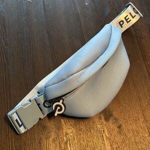 Peloton Light Blue Neoprene Belt Bag Fanny Pack Bag Athletic Travel